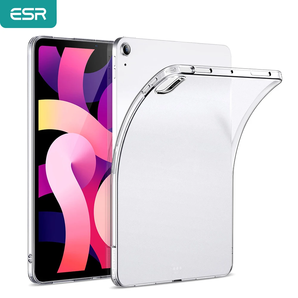 ESR für iPad Pro 11 Fall 2021 für iPad Air 5 4 Fall 2022 2020 Weiche Flexible Abdeckung für iPad pro 11 12,9 2020 10,9 TPU Klarer Fall