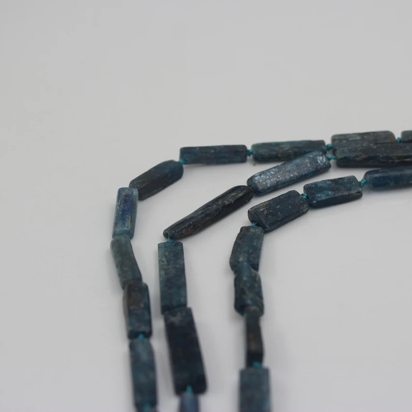 Natural Blue Kyanite Raw Stone Nugget Gravel Loose Beads Nugget Slice Bead Stone, Used for Ring Necklace/Earring Jewelry Making