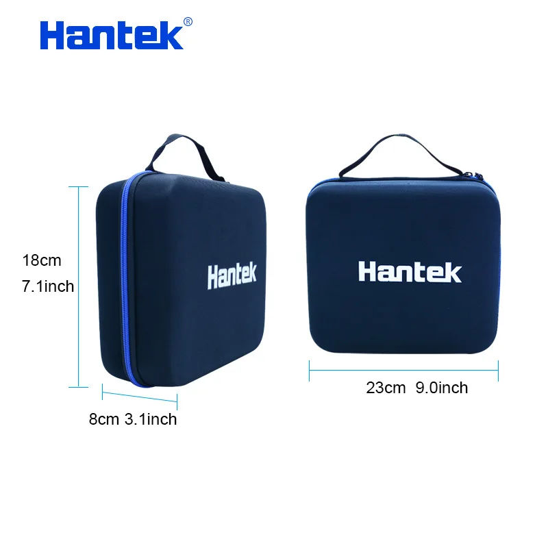 Hantek EVA Tool Case  For Hanteck 6254BE Oscilloscope High Protection Pouch Bag 23*18*8*CM High Capacity  Mesh Pocket EVA Bag