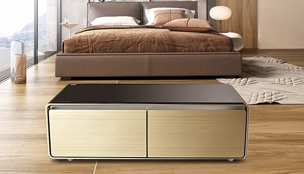 21.5 32 43" inch  Waterproof 10 Touch Points LCD  multi touch Screen Coffee Table with refrigerator built in image 5