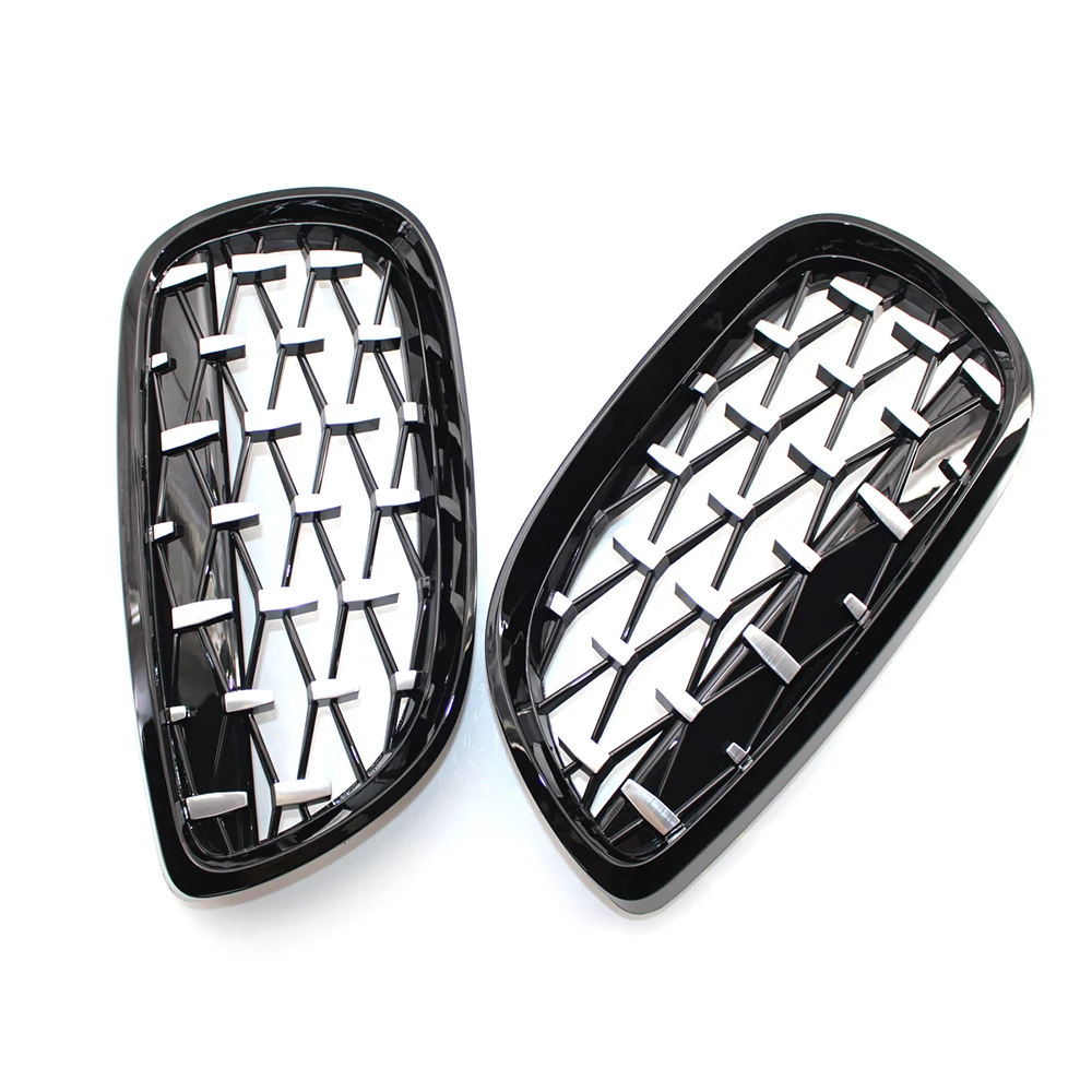 Car Front Grille For BMW E87 E90 E92 E93 F20 F21 F30 F34 F35 E60 F10 F11 F18 G30 G38 F45 F32 F36 1/2/3/4/5 Series Diamond Grills