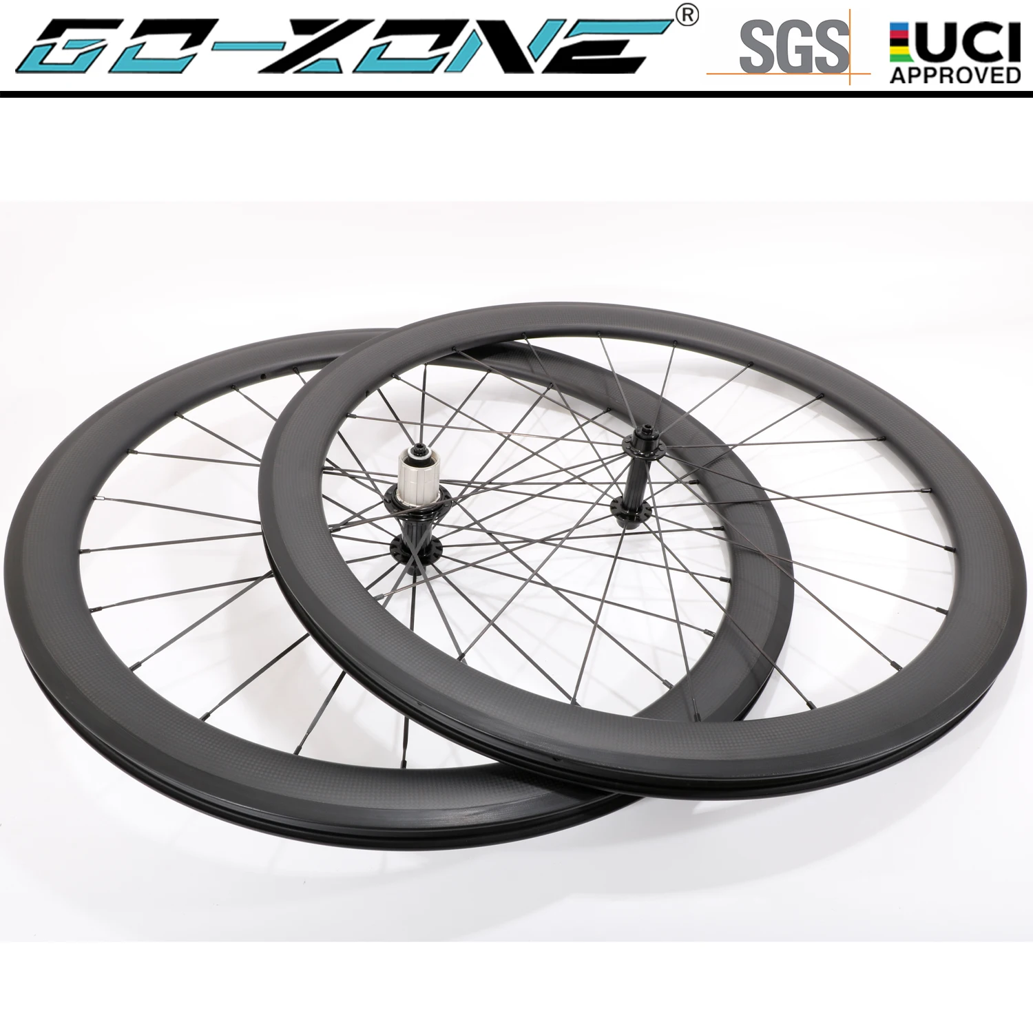 

700c Carbon Wheelset Clincher Tubeless Tubular Rim Brake Powerway R13 Carbon Road Rim Brake Wheels