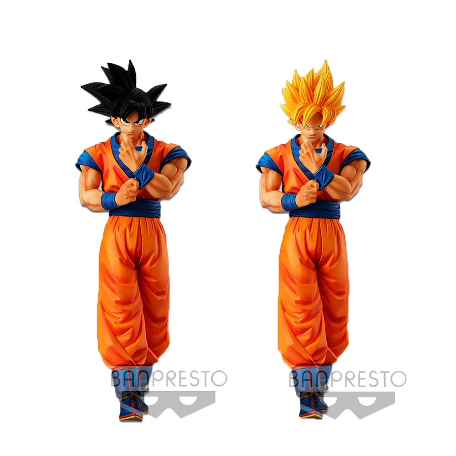 Original Bandai Banpresto Dragon Ball Super Saiyan Goku Vegeta Frieza Videl Anime Figur Action Collection Model Toys In Stock