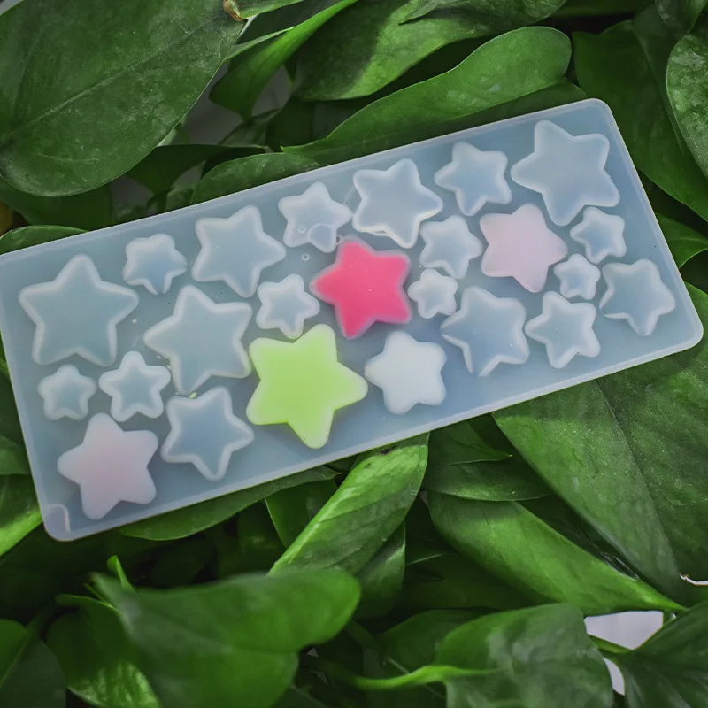 Bubble Crystal Epoxy Mold Gem Patch Multi-Specification Star Pendant Pendant Sticker Silicone Mold