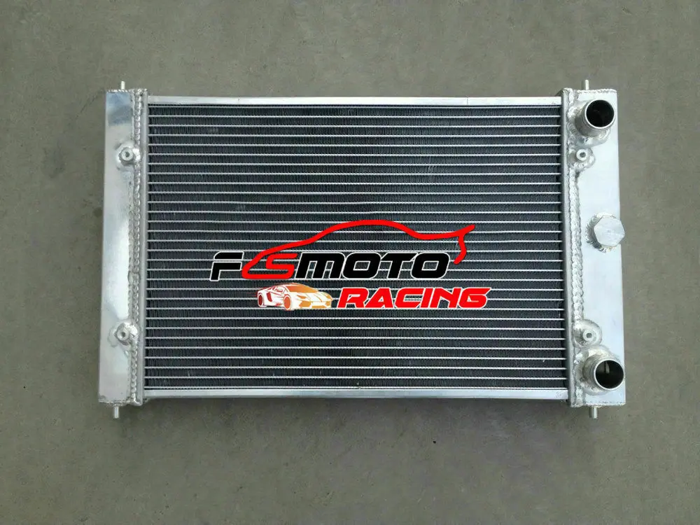 Aluminum Radiator + Fans For VW Polo 86C G40 1.3 Coupe RACE TRACK W/O AIRCON 1982-1994 1993 1992 1991 1990 1989 1988