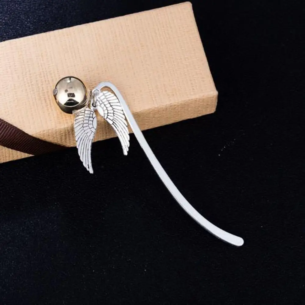 1 Pcs Creative Gold Best Gift For Reader Snitch Metal Bookmark Tibetan Silver Potterhead Bookmark