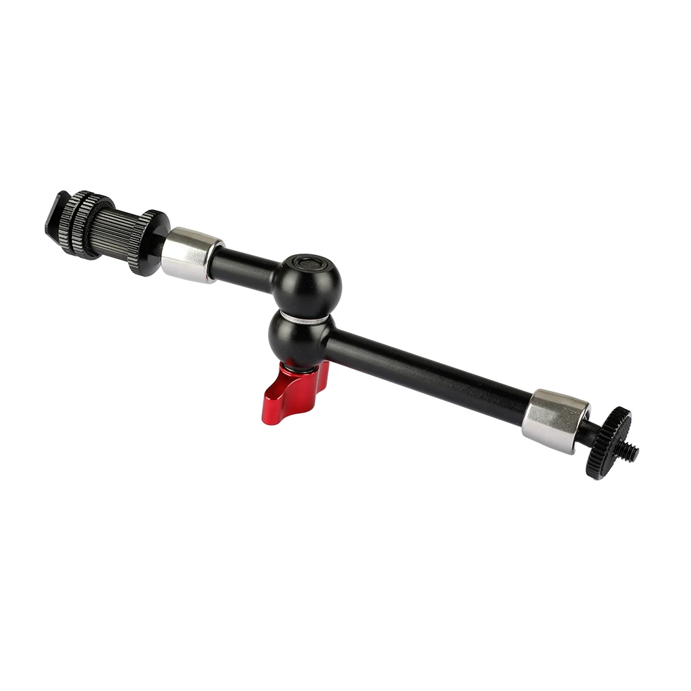 HDRIG تنوعا 9 "توضيح الذراع السحري مع الحذاء جبل 1/4"-20 أنثى برغي مزدوج الموضوع محول ل ميكروفون رصد