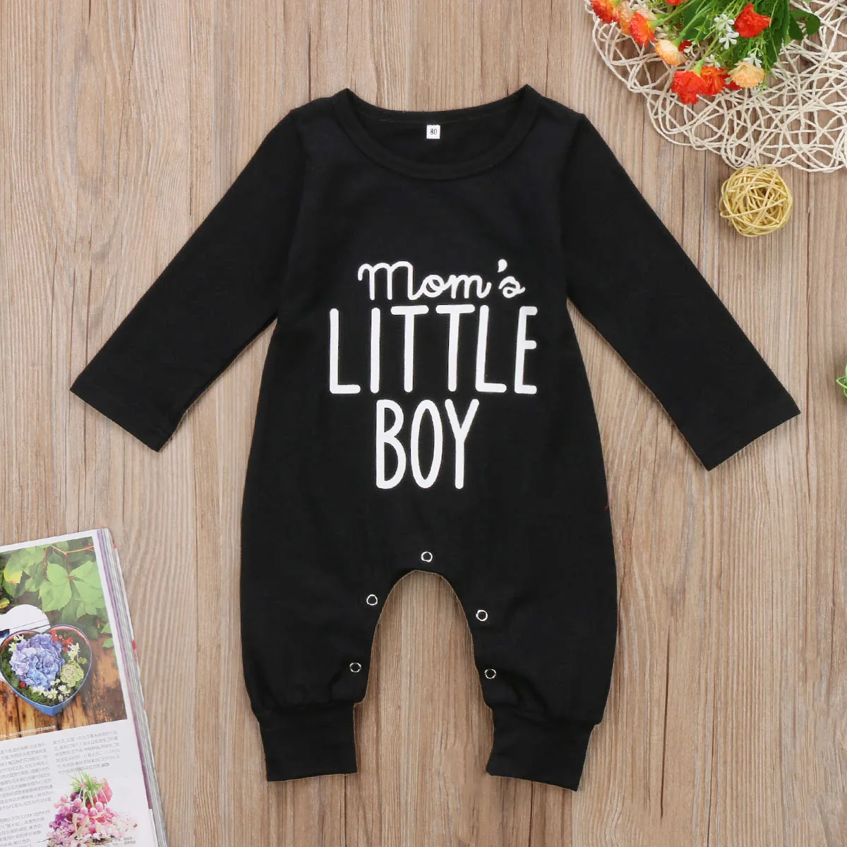 2023 Brand New Fashion Newborn Toddler Infant Baby Boys Romper Long Sleeve Jumpsuit Playsuit Little Boy Outfits Black Clothes