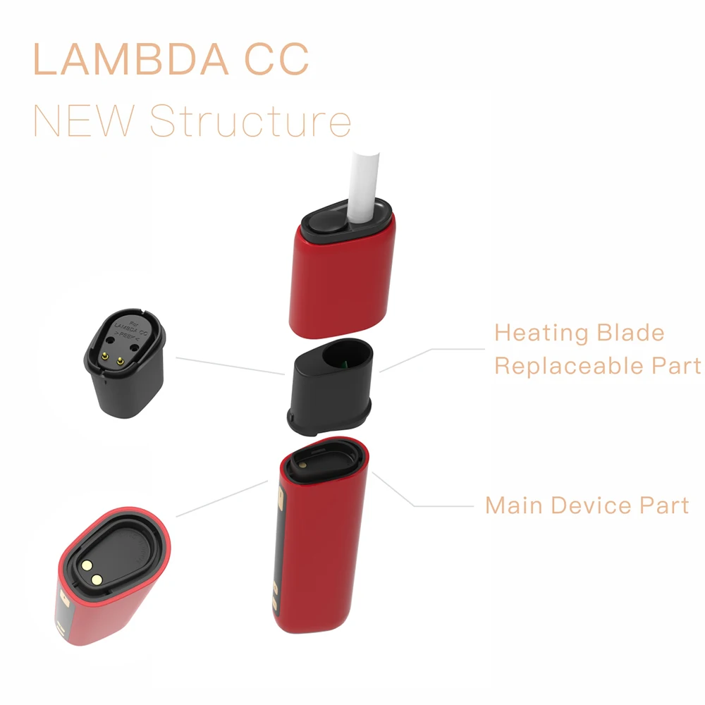 Ultimo accessorio LAMBDA CC: lama riscaldante sostituibile, solo per (versione più recente) LAMBDA CC, non compatibile con il vecchio LAMBDA CC