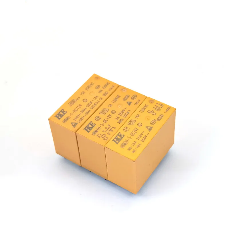 100% Original 1Pcs HKE HRM2H-S-DC5V-A 5VDC HRM2H-S-DC12V-A 12VDC HRM2H-S-DC24V-A 24VDC 16A 6PINS Power Relay