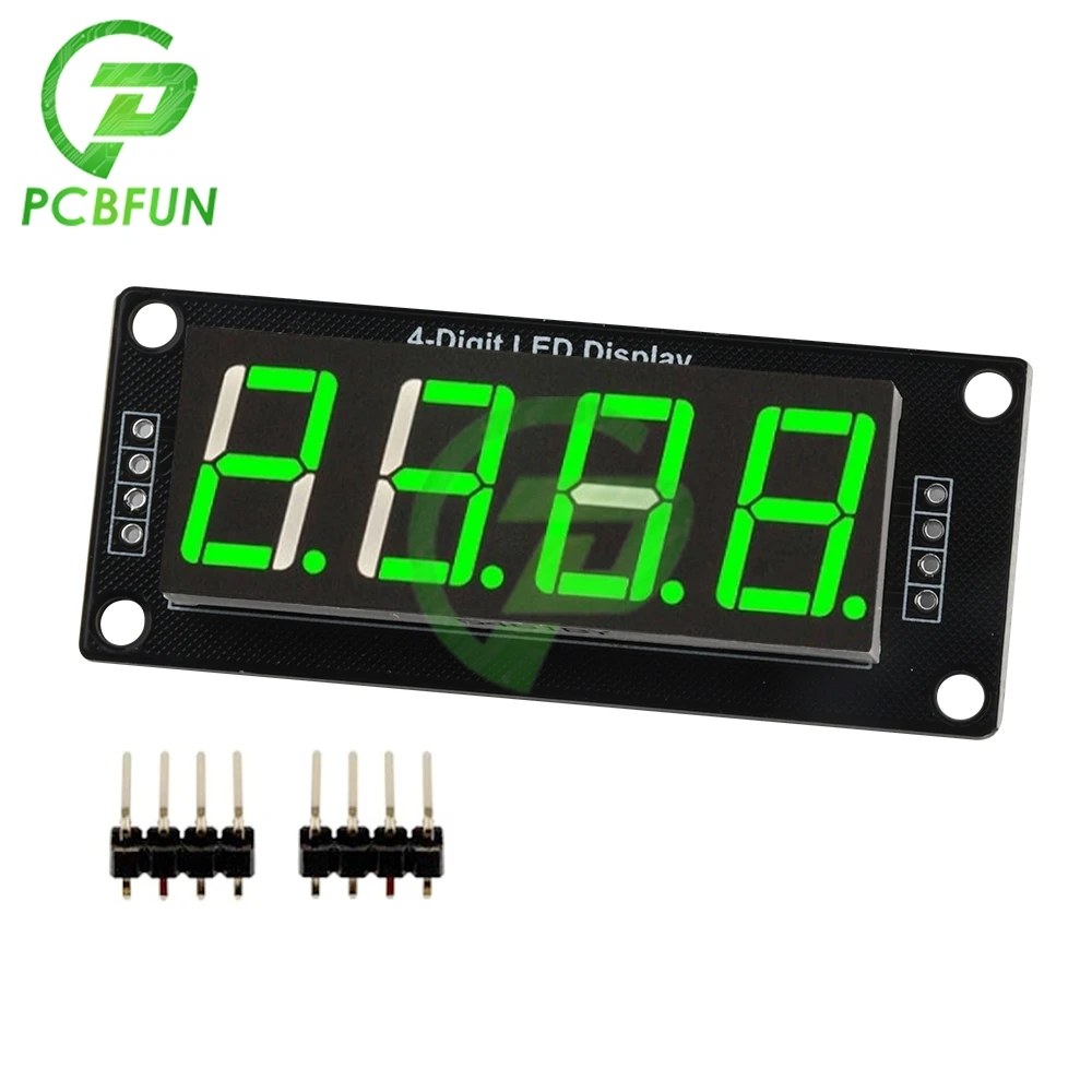 Tubo digitale a LED a 7 segmenti a 4 cifre da 0.56 pollici TM1637 modulo Display IC Driver 5V TM1637.h Display per Arduino Digital i/o 2 pin