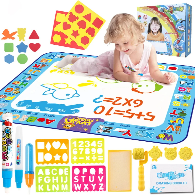 

Magic Water Drawing Mat Painting Board Educational Toys Children's Fun Creative Water Canvas Painting Puzzle Graffiti Mat Toys