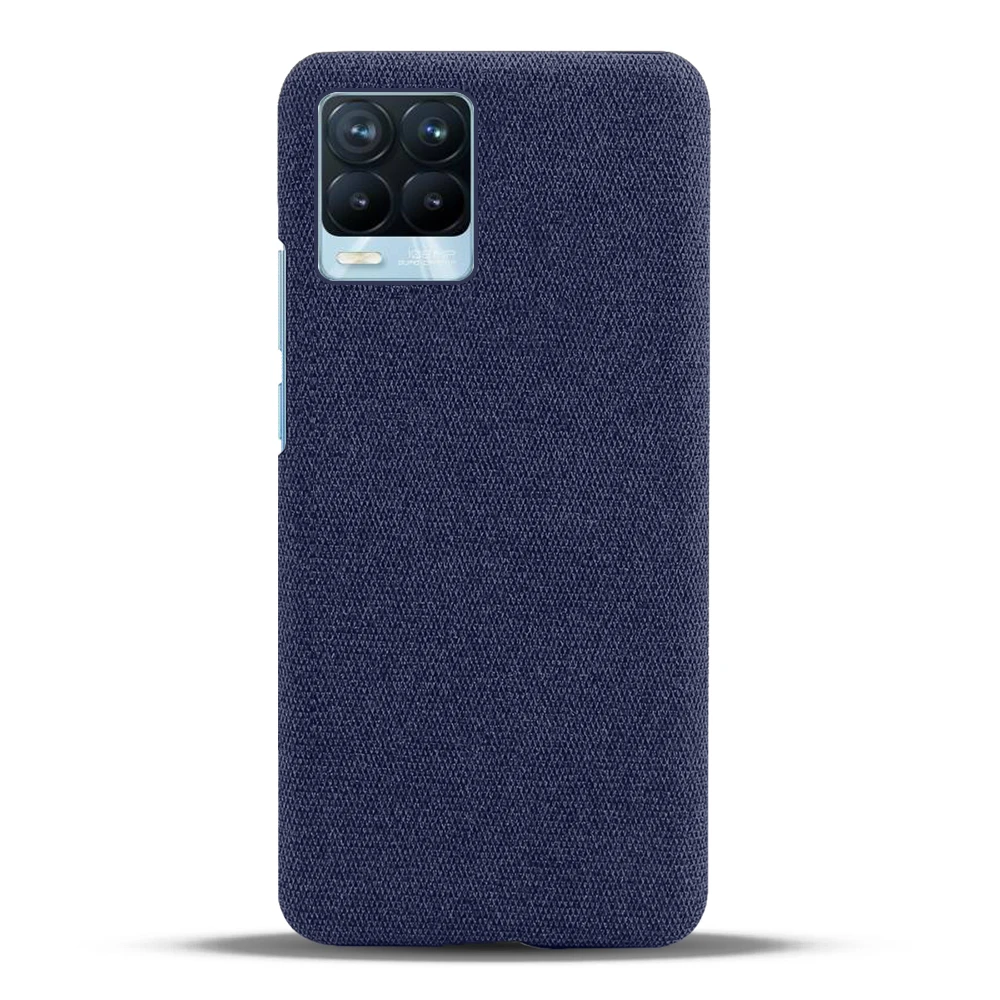 Cloth Texture Fit Phone Case For OPPO Realme 8 Pro Coque Luxury Febric Antiskid Cover For Oppo Realme8 Pro 4G 6.4