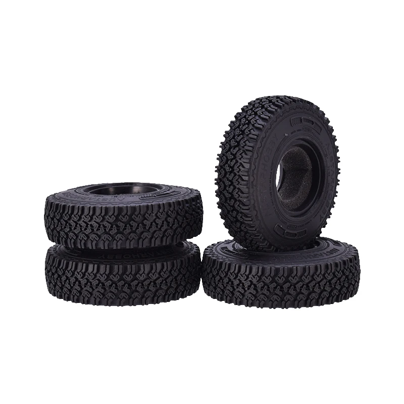 AUSTARHOBBY 4Pcs 1.55Inch Rubber Wheel Tires 90mm Tyre for RC Crawler Car MST JIMNY Axial AX90069 D90 TF2 Tamiya CC01 LC70