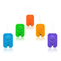 5pcs Random Color Multi-function Sewing Needle Threader with Knife Thread Cutter DIY Cutting Knife Line Sewing Tools Accessories