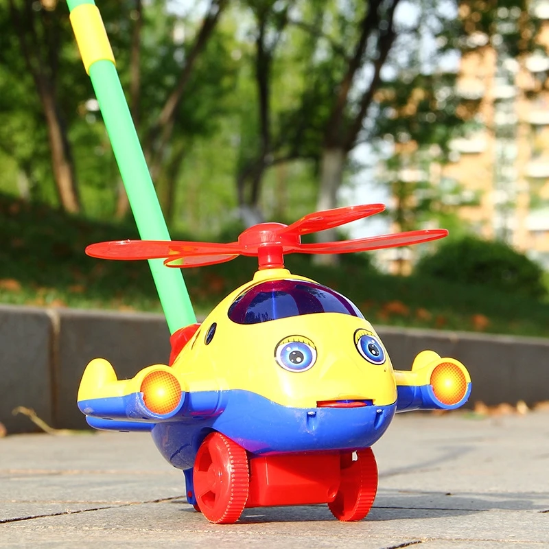 1pcs Creative Cartoon Baby Walker Fashion Hot Sell Tongue Out Toy Airplane Model For Kids Gift Cute Outdoor Sport Toys