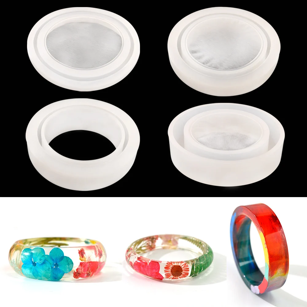 DM156 DIY Bracelet Resin Epoxy Molds Bangle Casting Silicone UV Resina Mould For Handmade Jewelry Craft Making Accessories