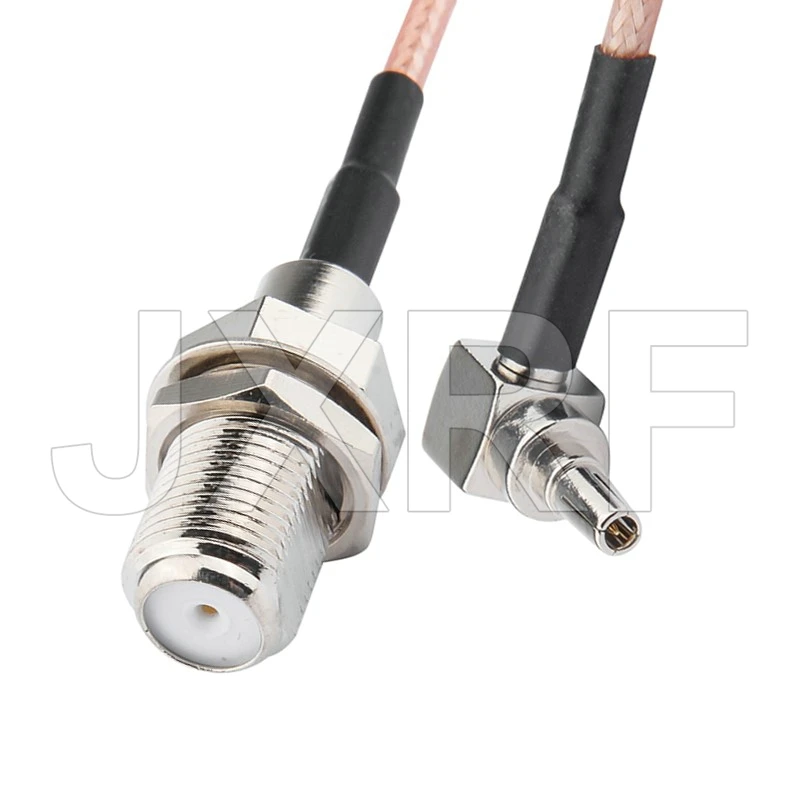 JXRF Connector SMA to FAKRA C SMA to CRC9 TS9 SMA FAKRA Extension Coax Jumper Pigtail Cable 15CM RG316 for 3G 4G Modem Router