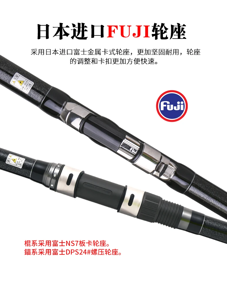 NEUE MADMOUSE POWER SURF 3-teilige Angelrute mit Fuji-Teilen, Hochkarbon, 4,20m, Surf-Angelrute, Wurfgewicht 100-350g, Japanische Qualität, Spinnruten – Detail 7