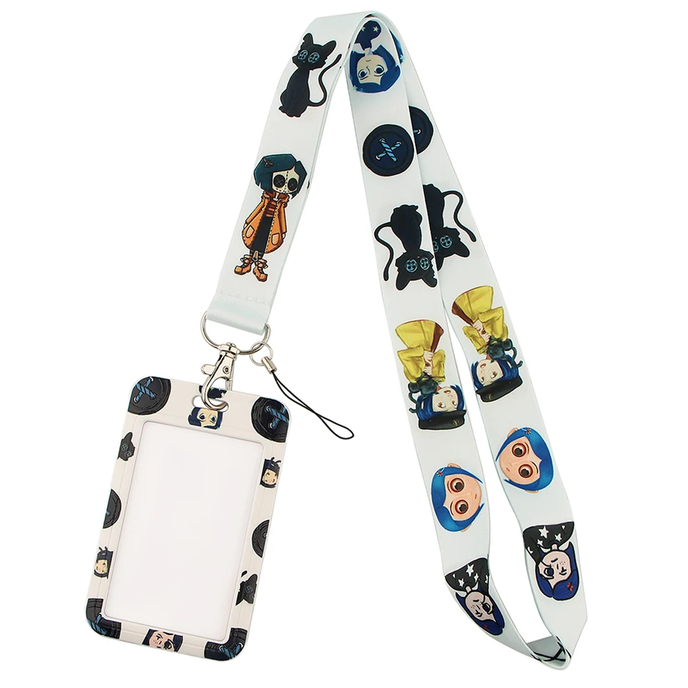 DZ1603 Anime Movie Neck Straps lanyard Car Key Chain ID Card Pass Gym Mobile Phone Key Ring Badge Holder Jewelry Kids Gifts