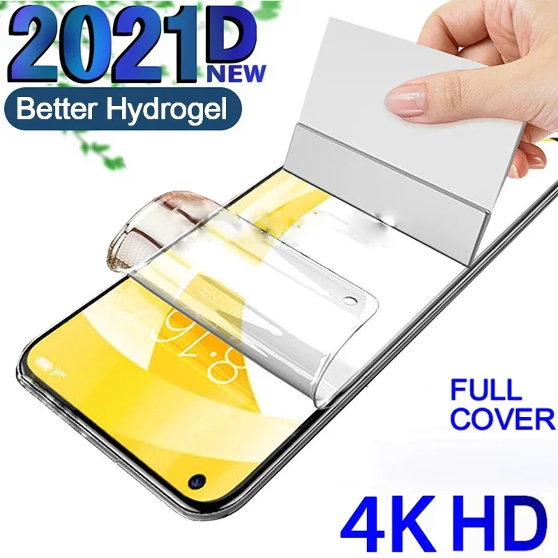 Full Cover For HTC U20 5G U19E Screen Protector Hydrogel Film Protective Film For HTC Wildfire R70 Film Not Glass