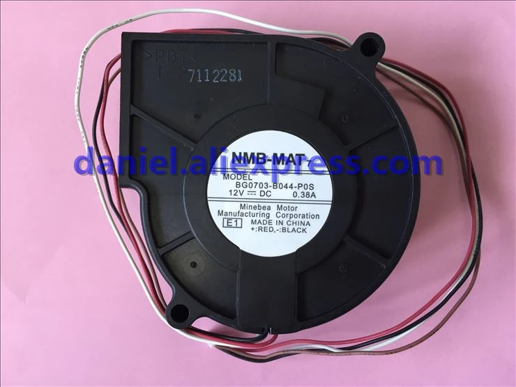 Original BG0703-B044-P0S 12V 0.38A XJ-H1650/H1750/ST155/UT255 projector fan