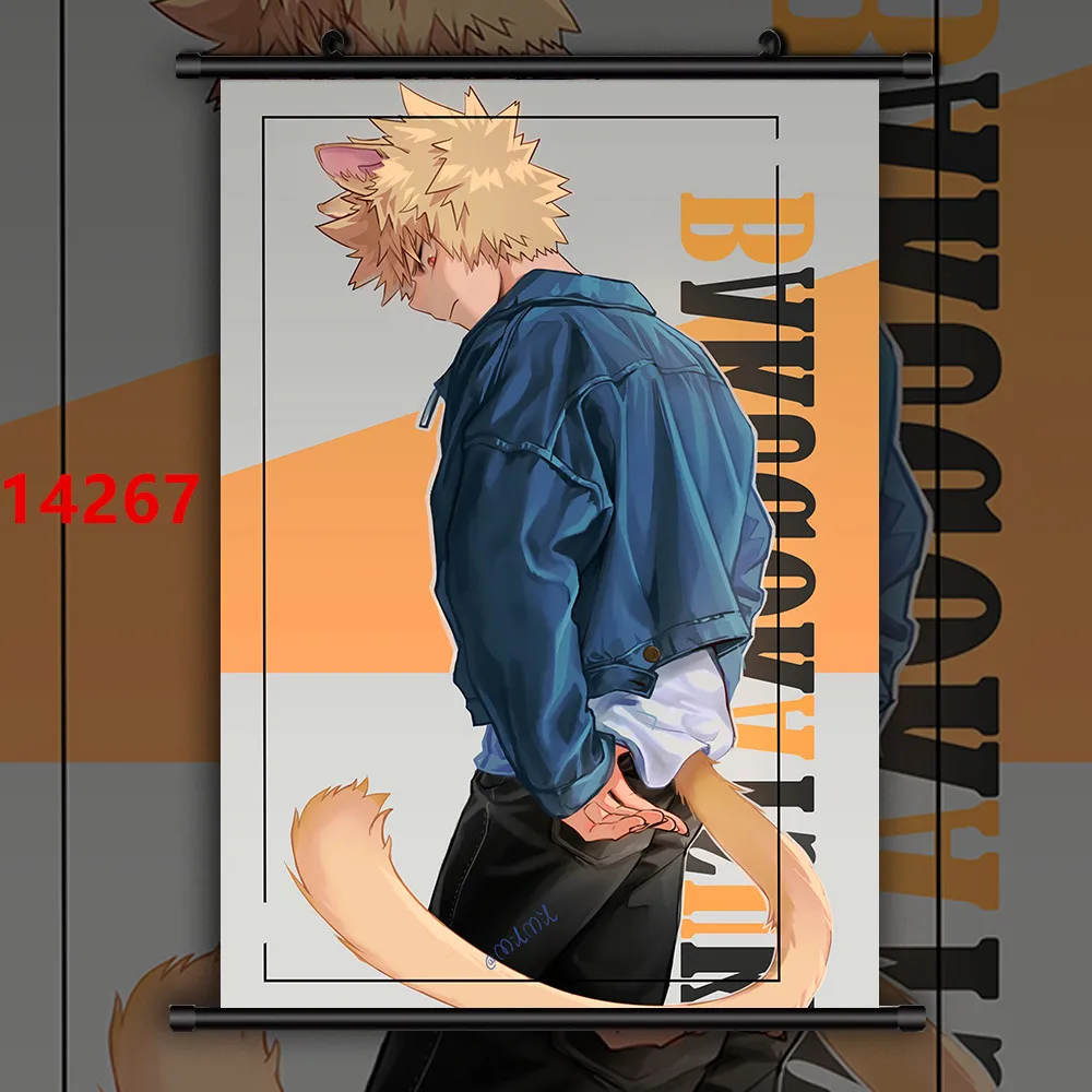 Anime Posters Boku No Hero Academia  Katsuki Izuku Eijiro Kai Wall Poste Canvas Painting Wall Decor Wall Art Picture Home Decor