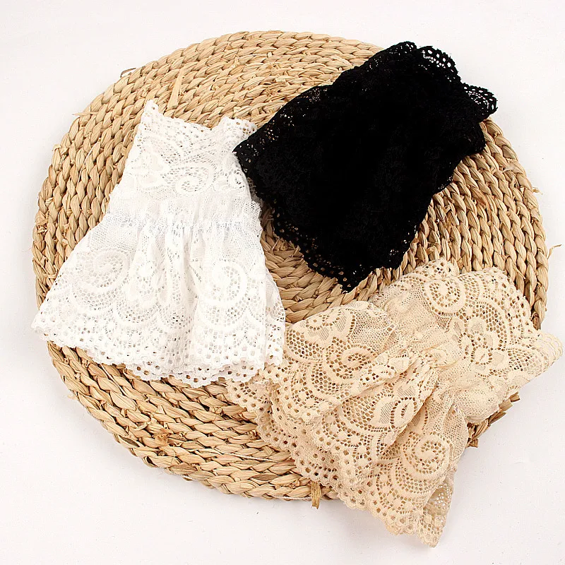 Lace Arm Cover Women Solid Color Elbow Sleeve Cuff Fake Sleeve Arm Covers White Black Nude Sun Protection Clothes Decoration