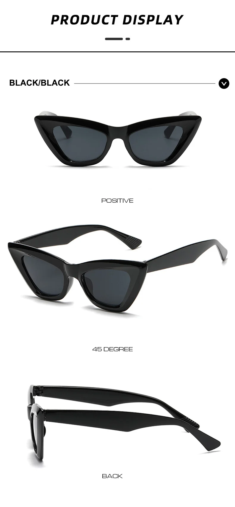 OEC CPO Retro Cat-Eye-Sonnenbrille für Damen, modisch, bunt, grün, Sonnenbrille, Vintage-Sonnenbrille, Brillen, Oculos Lunette De Soleil – Detail 6