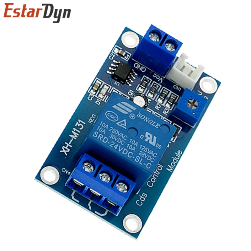 XH-M131 DC 5V 12V 24V 10A Light Control Switch Photoresistor Relay Module Detection Sensor brightness Automatic Control Module