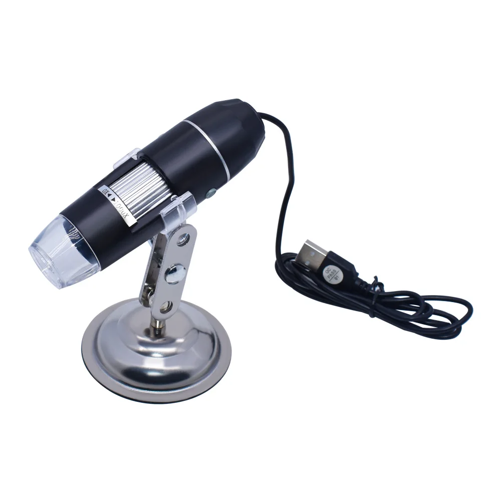 Adjustable 1600X 3 in 1 USB Digital Microscope Electronic Microscope Camera For Solding 8 LED Zoom Magnifier Endoscope