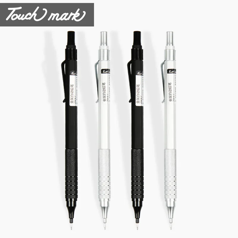 

1pc TOUCHMARK Mechanical Pencil 0.3/0.5/0.7mm Art/Industrial Drawing Metal Penholder Press-style Mechanical Pencil