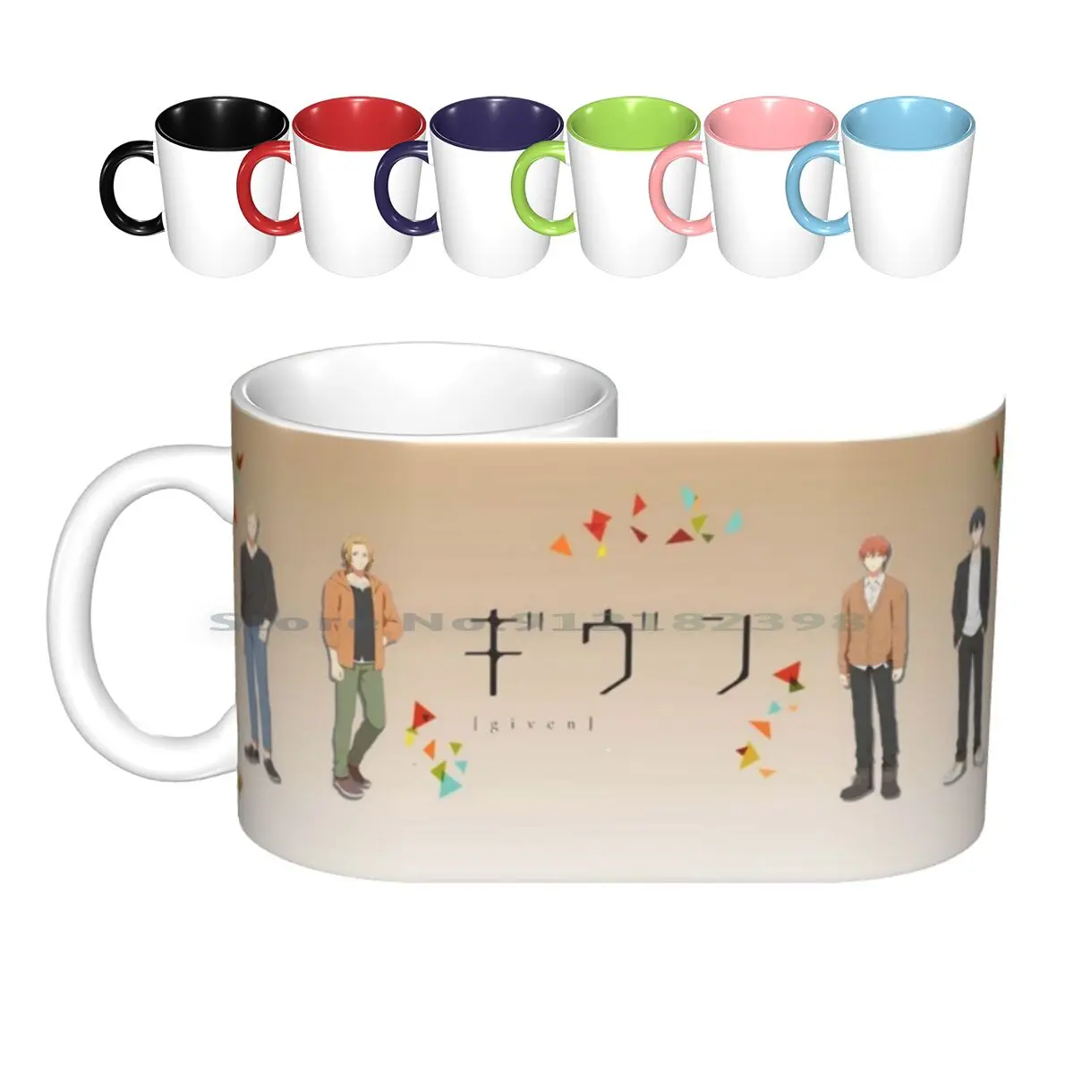 Given Friends Ceramic Mugs Coffee Cups Milk Tea Mug Given Anime Manga Yaoi Boys Love Music Japan Shonen Ai Creative Trending