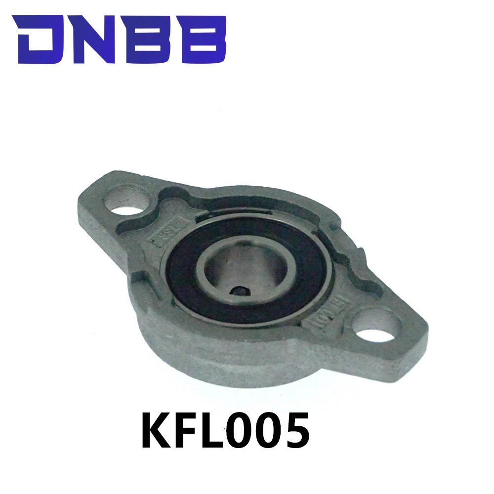 1PCS KFL005 25mm  Horizontal Vertical Bearing KFL05 Lead Screw Support Mounted Ball Pillow Zinc Alloy PillowBlock  economic type