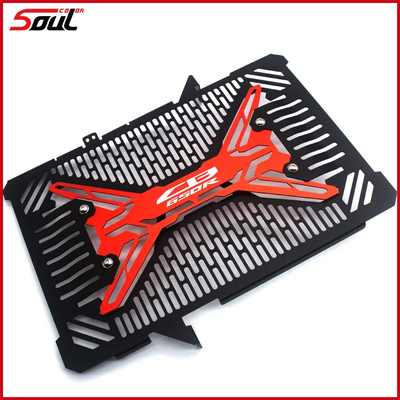 Stainless Steel Motorcycle Radiator Guard Radiator Grille Cover Fits For HONDA CB650R 2019 2020 2021