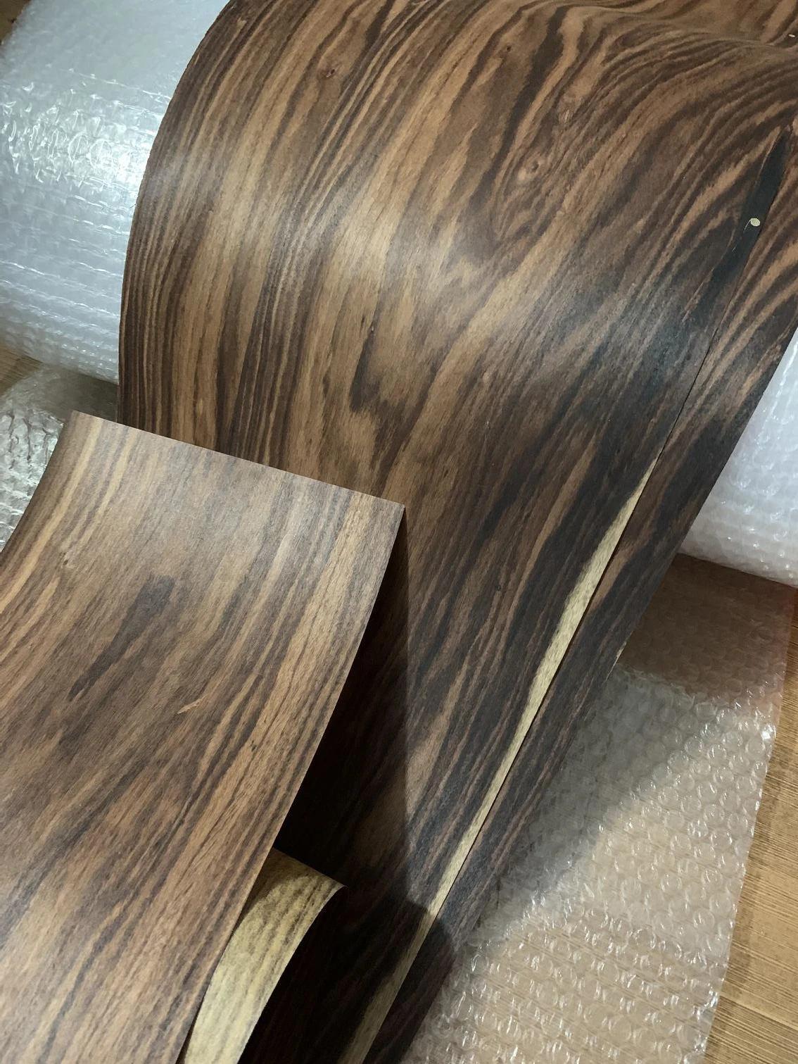Natural Genuine Black Rosewood Wood Veneer Rustic Vintage Furniture 0.2mm thick C/C