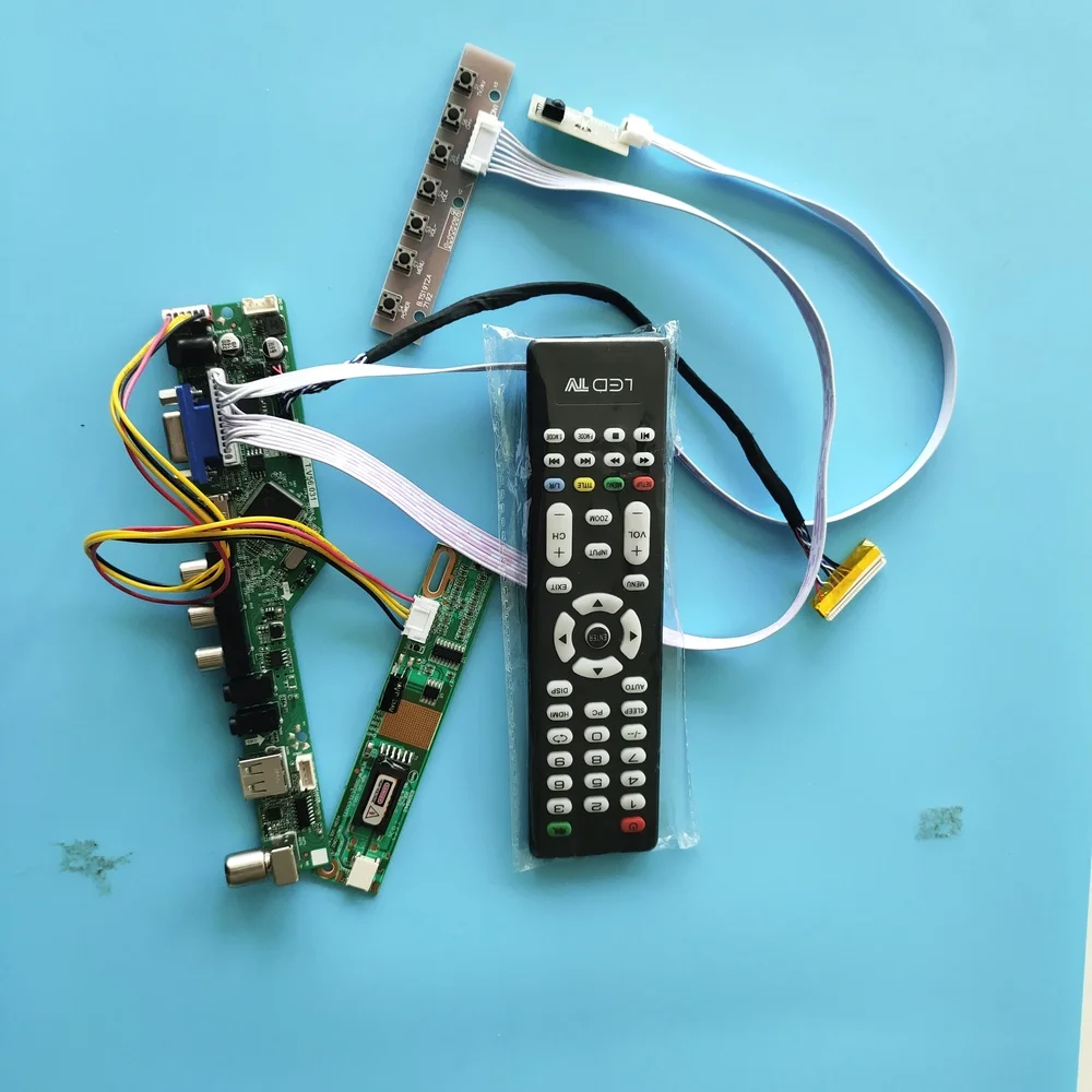 

Для B141XN04 V2 1 лампа 14,1-дюймовый USB-модуль, плата драйвера, цифровой сигнал, 20 контактов, VGA, AV, ТВ-контроллер, HDMI-совместимый, новый 1024X768