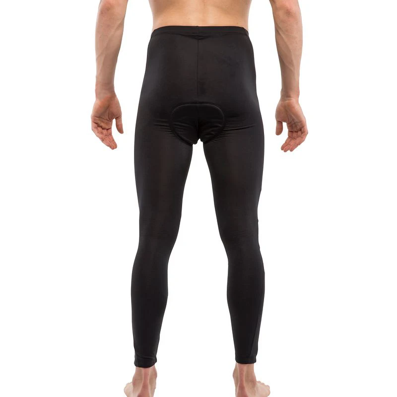 Winter Cycling Pants 2025 Classic Black Thermal Fleece Long Bib Pants Men's Winter Bicycle Riding Shorts Sports Running Pants view 4