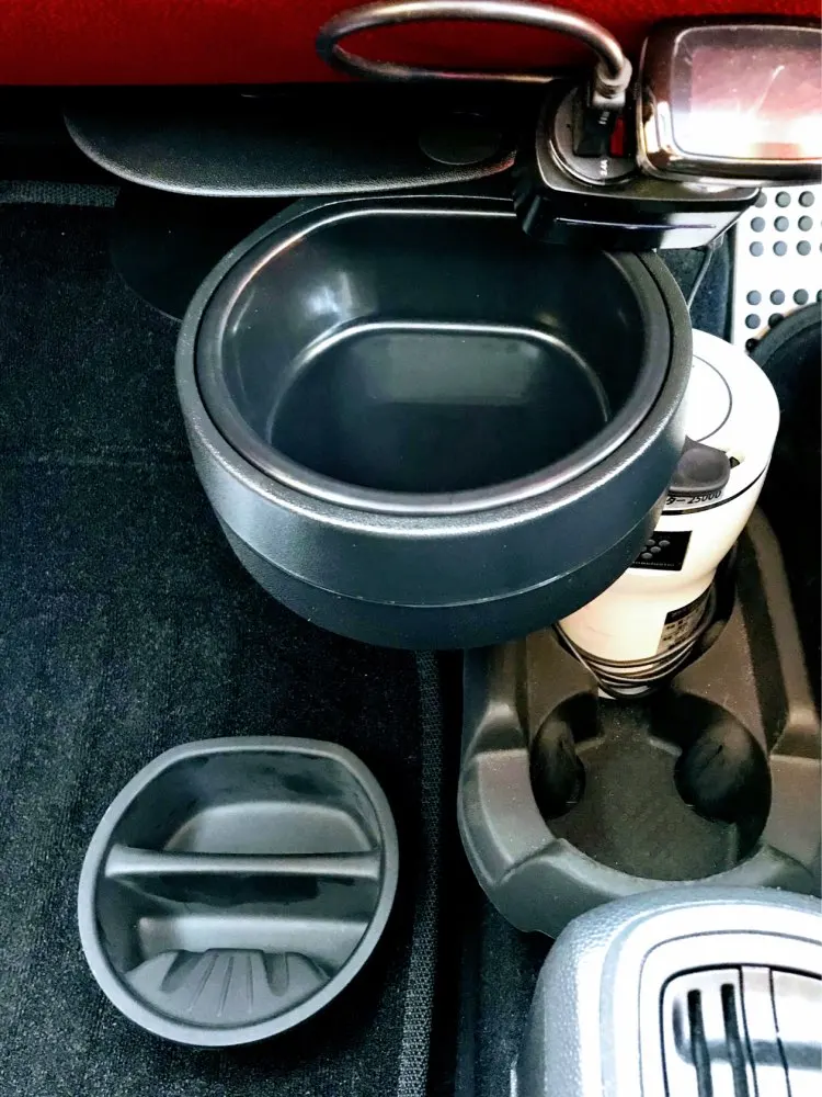 Car Container Refit Organizer Ashtray Change to Storage Replacement For Mercedes Smart Fortwo 451 Car Interior Storage Box