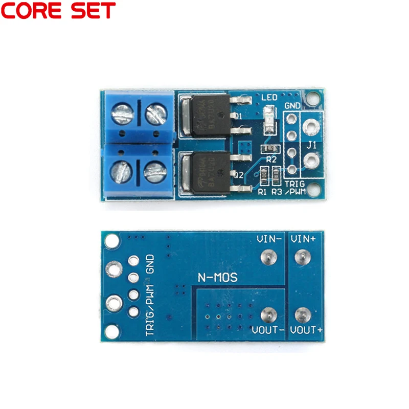 MOS FET Trigger Switch 15A 400W DC3.3-20V Drive Module PWM Regulator Control Panel N-MOS Electronic Adjustable switch PCB