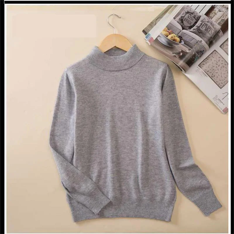 new Sweater woman turtleneck pullover women knitted sweater Slim fit Cashmere sweater Multicolor sweaters winter clothes women