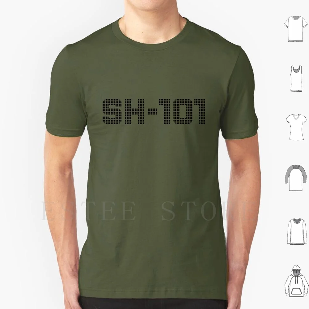 Sh-101 Vintage Synth camiseta hombres algodón 6xl Sh 101 Synth analógico 80s Vintage sintetizador Roland teclado Oldskool 101 japonés