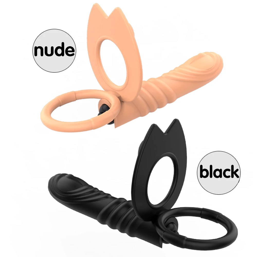 10 Frequency Double Penetration Anal Plug Dildo Vibrator Butt Plug Strap On Penis Vagina Vibrator Adult Sex Toys For Men Couples