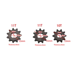 10 11 Tooth 10T 11T 25H Oval 10MM Razor EVO IZIP Gear Sprocket 500W 800W 1000W Scooter Motor