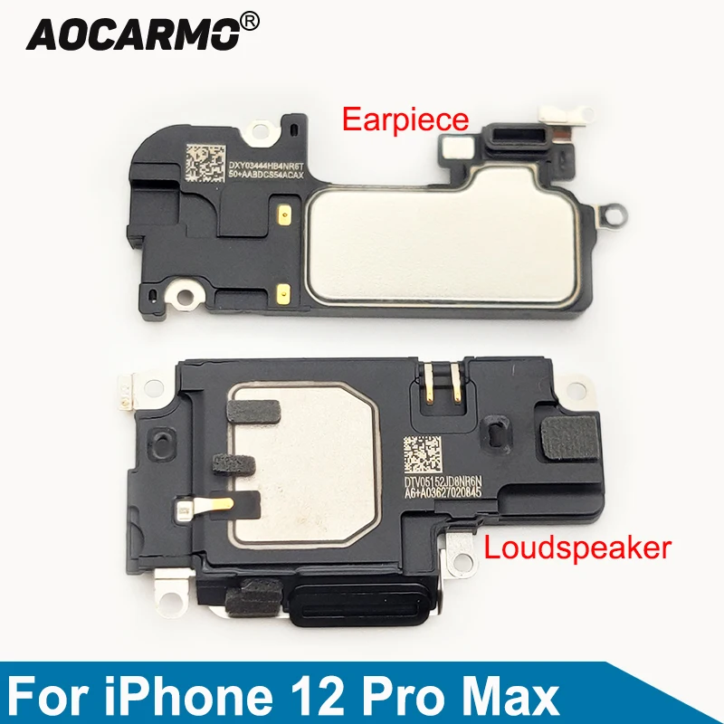 

Aocarmo для iPhone 12 Pro Max, верхний наушник, динамик, нижний динамик, зуммер, звонок, запасная часть