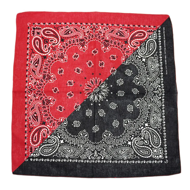Bandana Head Scarf Unisex Hip Hop cotton Hair Band Neck Scarf Sports Headwear Wrist Wraps Square Scarves Print Handkerchief