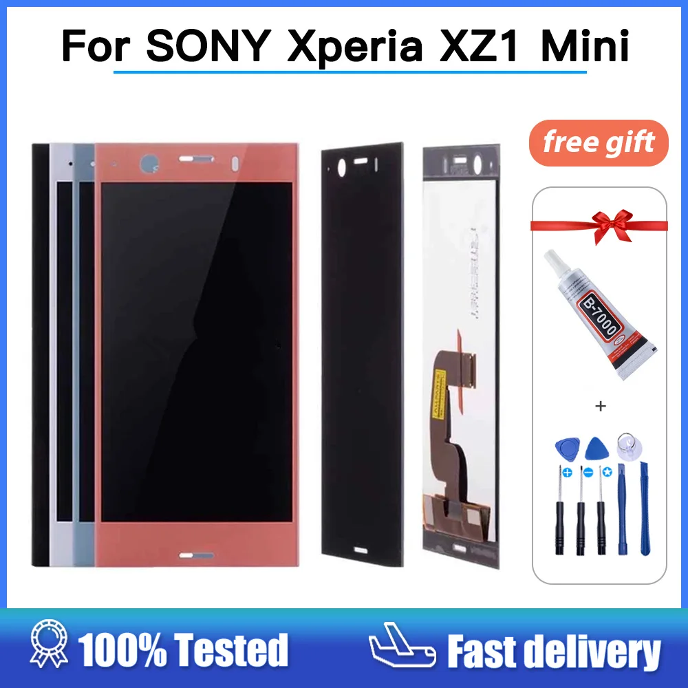 Original For SONY Xperia XZ1 Mini Display Touch Screen 4.6\