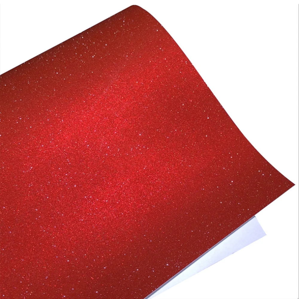 CHEONET VINYL --- Glitter Permanent Self Adhesive Vinyl Sheets Transfer Tape For Party Decoration, Sticker, Car Decal