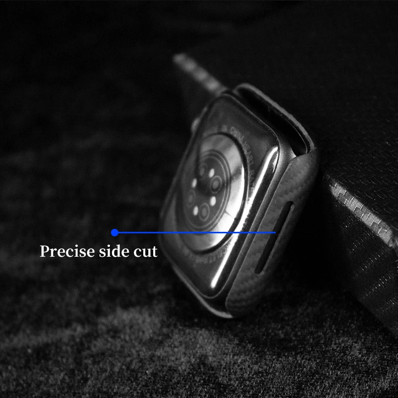 Acc-เคสคาร์บอนสำหรับ iPhone Watch Series 7, 8, 9, 45มม. บางพิเศษกันตกฝาครอบแข็งสำหรับ iWatch Series 9, 41mm