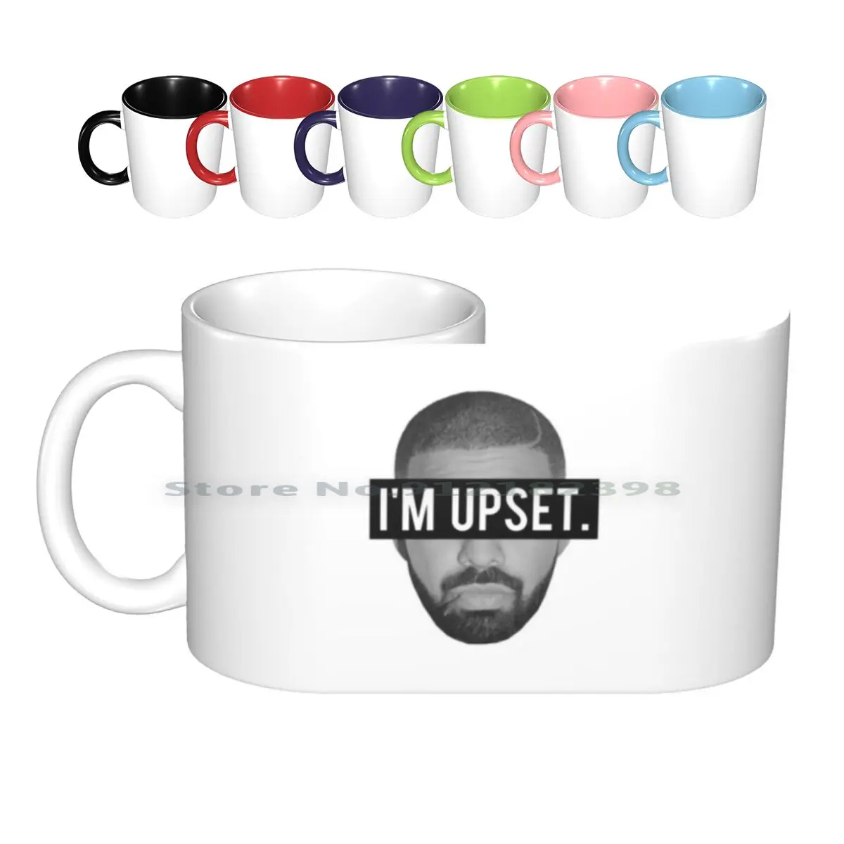 Drake-I'm Upset. Ceramic Mugs Coffee Cups Milk Tea Mug Drake Drizzy Rapper Rap Hip Hop Hip Hop Cool Music Artist Canda Toronto